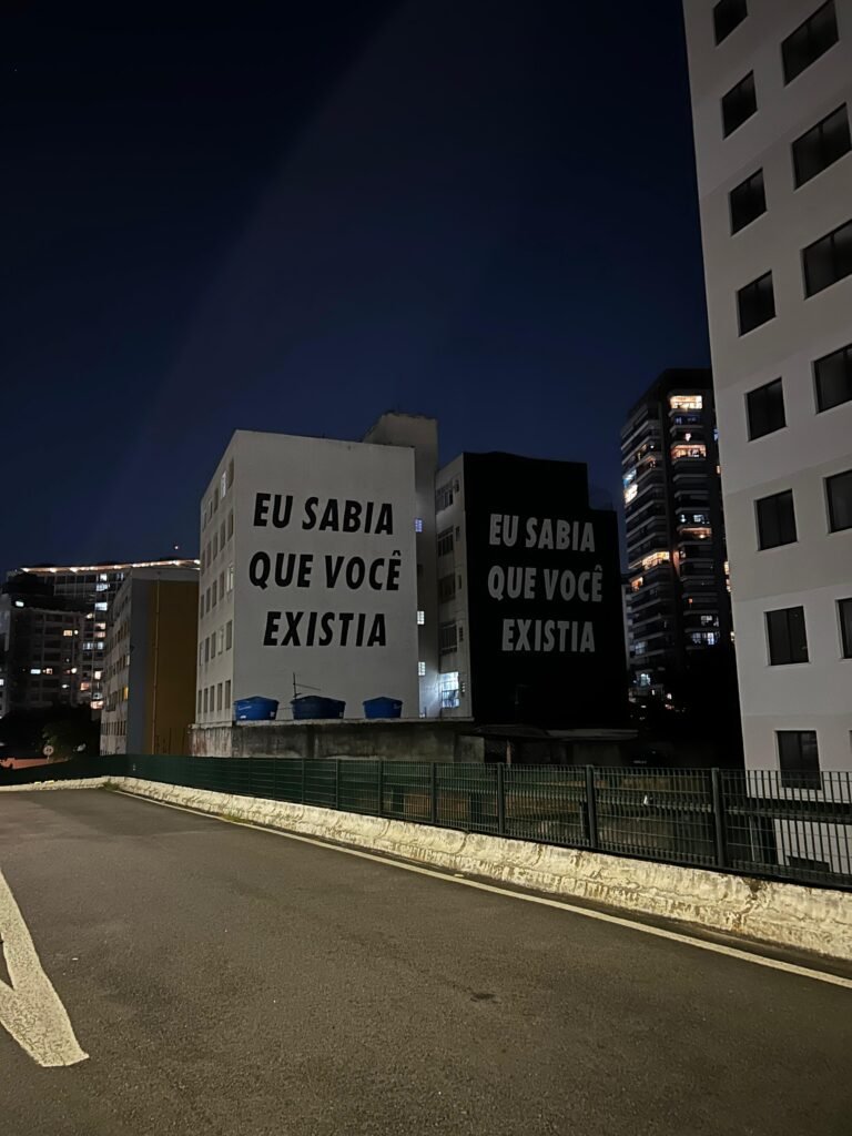 Arte urbana no Minhocão, em São Paulo